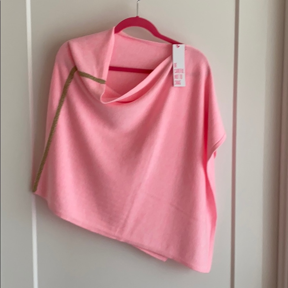 Lilly Pulitzer Corby Wrap Coral Reef Tint Heather